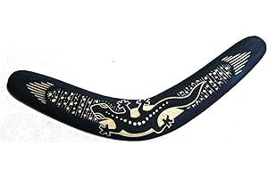 Terrapin Trading Ltd 36cm Fair Trade Hand Carved Gecko Lizard Indonesian Balinese Boomerang