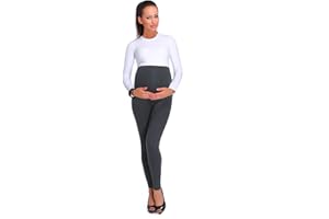 hi!mom® - Legging de Grossesse - Tendance/épais - Doublure en Polaire Douce