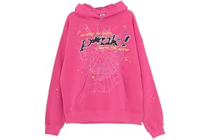 Sybnwnwm punk huvtröja kvinnor Y2K spindelnät stjärntryck långärmad pullover huvtröja tröjor sportkläder