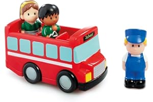 HappyLand School Bus with Driver and Children Figures
