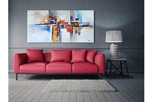 Monica Mirafiori I 140x70 cm I Tableau Peint à la Main I Modèles Tableau I Peintre Moderne I Tableaux Peintures I Toile sur Cadre en Bois