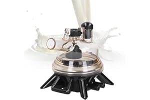 PILIPANE Collettore di Latte di Mucca,Gruppo di mungitura, Pezzo di Ricambio per collettore di Latte per Artigli di mungitura della Mucca da 150 ml per mungitrice di Pecore di Mucca, Collettore di Latte