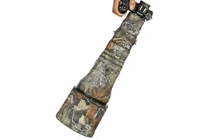 CHASING BIRDS Rivestimento impermeabile mimetico per obiettivo Nikon Z 800 mm f/6.3 VR S, copertura protettiva antipioggia (mimetico forestale)