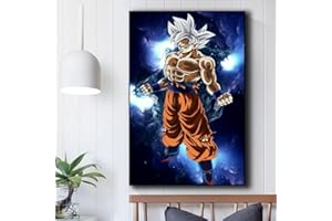 Ma Little Canv Affiche Dragon Ball - Décoration murale pour chambre d'enfant fille ou garcon - Motif Sangoku | Sans Cadres 30x40cm (Affiche N°2)