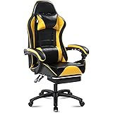Fruyyzl Sedia Gaming Ergonomica, Poltrona Gaming con Schienale Regolabile, Sedia da Gamer con Poggiatesta e Supporto Lombare,