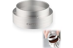 CAPFEI Bague de dosage universelle de 51 mm pour café expresso Entonnoir de dosage avec aimant pour filtre Porta Porte-filtre 51 mm