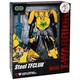 Transformers Steel T-Warrior Metal G&ouml;vdeli D&ouml;n&uuml;şebilen Robot Araba, Sarı, Unisex
