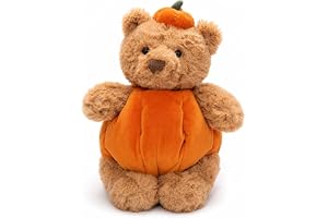 XPJBKC Halloween nallebjörn, pumpa nallebjörn, halloween gosedjur, 30 cm