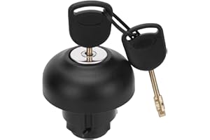 Fit4drive 1715043 Locking Fuel Tank Filler Cap, Petrol Filler Cap with 2 Keys for Transit MK7 2006-2014 9C119K163AA