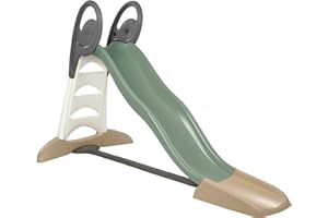 Smoby Life, Scivolo Green a doppia onda per bambini, 7600820303, realizzato in plastica riciclata, a partire dai 3 anni