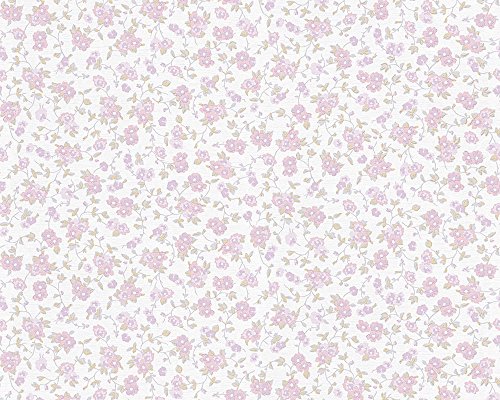A.S. Création Tapete Liberté Landhaus Shabby Chic 10,05 m x 0,53 m bunt rosa lila 304881