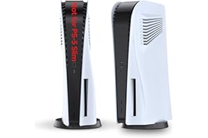 innoAura Plaques pour Disc Edition, Plaques de Face avec Ventilateurs, Housse de Protection Anti-Rayures et Anti-poussière, Coque de Remplacement en ABS de Qualité Supérieure (Blanc)