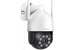 Jennov 5MP Telecamera WiFi Esterno, Telecamera Aggiuntiva, Tracciamento Automatico, Registrazione 24/7, Visione Notturna a Colori, Rilevamento Movimento, Solo Jennov WiFi NVR, Eseecloud APP