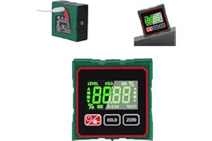 LIXSTYEA USB Charging Digital Level Box - Magnetic Digital Angle Finder with Electronic Laser, Laser Measurement Tool, Suitable for Woodworking Construction