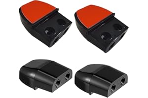 ANDSHUAI 4 Stück Auto Hirsch Warnung Pfeifen Geräte,Wildwarngerät,Auto Tierhirsch Warnung,Zum Schutz vor Wildunfall und Wildschaden,für PKW LKW und Motorrad Wohnmobi(Schwarz)