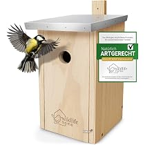 Bleue Gardigo Nichoir à Oiseaux, Nid Pour ésange Bleue - Fabriqué En Nichoir Mesange
