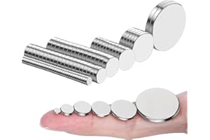 OCEUMAOA 300Piezas Imanes Neodimio Potentes Imanes Pequeños Redondos Magnet 3x1mm para Magnética Pizarra Blanca Refrigerador Foto Hogar Oficina y Escuela Mini Iman