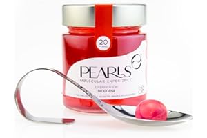 PEARLS MOLECULAR EXPERIENCE Pearls Mexicana (20 unid) - Esferificaciones Premium listas para degustar. Descubre la Coctelería Molecular. Una explosión de sabor y sensaciones. Productos Gourmet.