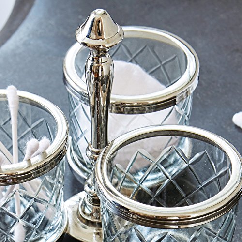 LOBERON Gläser mit Menage Rubylyn klar/silber - 2