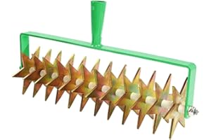 SOLADIRECT Cultivator, Rotary Hand Soil Scarifier Cultivator Head, 41 cm / 16 in Wide, Gardening and Farming Tool