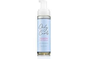 Only Curls Curl Mousse, 200ml, Curly Hair Product, Curl Volumiser & Control, Protein Rich, Lightweight Styling Foam, Conditioned, Defined, Frizz-Free Curls, For All Curly Hair Types