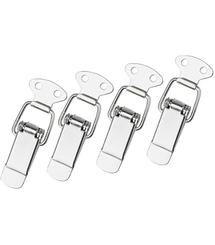 Uxcell Spring Loaded Toggle Latches, 127mm Length Iron Hasps Clamps For