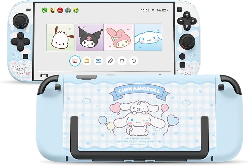Kuitmor Dockable PC Protective Case Compatible with Switch 2 Model 2025, All-Round Protection Hard Protective Shell for Switch 2 2025 Accessories