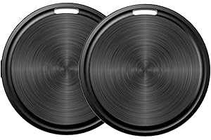 KZO Smart Tracker Tag for Android or iOS 2 Pack, Works with Apple Find My or Google Find Hub App, Loud Sound, Replaceable Battery, for Keys, Luggage, Suitcase, Backpack, Wallet