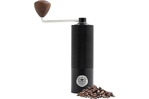 BARISTA ROYAL Premium Kaffeemühle manuell mit präziser Mahlgradeinstellung - Coffee Grinder mit Edelstahl Mahlwerk