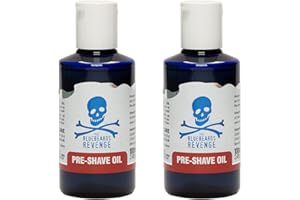 The Bluebeards Revenge, Pre Shave Oil For Men, Vegan Friendly Oil For Sensitive Skin, Helps To Prevent Skin Irritation, 100ml, Duo Pack