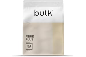 Bulk Fibre Plus, Naturel, 480 g, 60 portions, Soutient la santé digestive & intestinale, Fibres solubles & insolubles, Aide à la santé intestinale, Végan