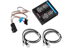 Hsthe Sea Grupo de Luces LED de Enlace de Control analógico de 14 Luces para 1:10 y 8 RC Car