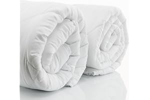 ‎KUSCHELI Kuscheli® 4-Jahreszeiten Bettdecke 155x220 Ganzjahres-Steppbett-Set mit Druckknöpfen für Sommer und Winter. Allergiker geeignet (2-teilig), Größe:155 x 220 cm