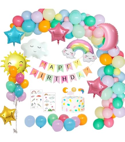 Toile De Fond Photo Anniversaire Fille 2,1x1,5m - Château Ballon Rose, Voiture, Papillon & Princesse