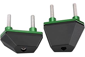 Qiilu - 1 par de deslizadores de marco de motocicleta para Kawasaki Z800, Z1000 y Z750