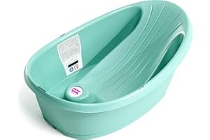 OKBABY Onda Baby - Vaschetta Compatta per il Bagnetto del Neonato 0-12 Mesi - Azzurro