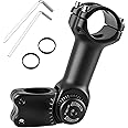 TRIWONDER 25.4 31.8mm Bike Stem 0-60 Degrees Bicycle Handlebar Riser Fork Stem 1 1/8" for Mountain Bike Bicycle, Road Bike, MTB, BMX, Cycling with Hex Key