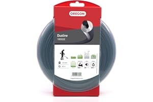 Oregon Duoline 106502E Trimmer Line for Over Grown Grass and Weeds, Blue, 3.0 mm x 60 M