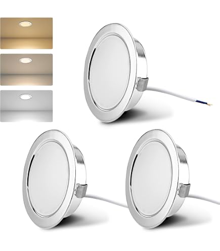 oh26 tovaglia rotonda Spot da incasso faretto Spot GU10 230 V vetro trasparente. Ideale per LED e Alogena