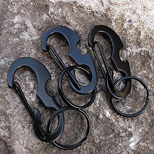 Maravilloso Multifunction Quickly Hook Tool Key Chain Carabiner D-type Bottle Opener