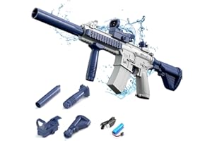 SINSEN Pistolet a Eau, Pistolet a Eau Electrique pour Adultes Et Enfants à Jouer,Water Gun 500CC Grande Capacité 32 Pieds de Portée Adapté,Pistolet à Eau Jouet pour Piscine De Jardin d'Été
