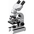 Microscope-Biological Educational Microscope for Students,with Phone Clip,Biological Specimen and Fill Light (2)