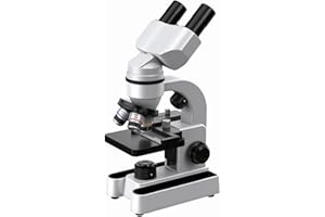 MUARRON Microscope-Biological Educational Microscope for Students,with Phone Clip,Biological Specimen and Fill Light (3)