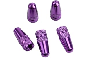 ZHOUBA Bouchons de valve de pneu pour vélo Fixie MTB Presta - Violet