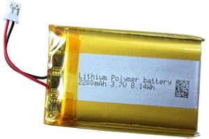 AOLIKES 3,7v Batería de Litio LIP1922-B 2200mAh para Controlador PS4 Reemplazo de batería Paquete de batería LIP1522 para CUH-ZCT1E CUH-ZCT1U -Series Controlador inalámbrico PlayStation 4