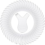 Sibba Mini Y Forma di Spazzola per Ciglia Pettine 50 Pezzi In Silicone Trasparente Innesto Ciglia Ascensore Separatore per Ci