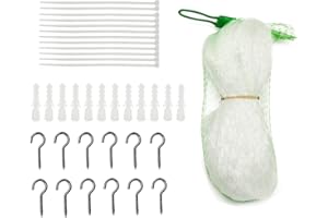 QILUCKY Siatka dla kotów na balkon, bez wiercenia, przezroczysta, możliwość przycięcia, odporna na ugryzienia, siatka balkonowa dla kotów, do zabezpieczenia tarasu, okien i drzwi, przezroczysta siatka ochronna dla kotów (4 x 3 m)