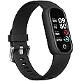 TOOBUR Fitness Tracker Watch with Heart Rate/Sleep Tracker Step Counter Pedometer, Activity Tracker with IP68 Waterproof, Smart Watch for Women Men with 14 Sports Compatible Android iOS