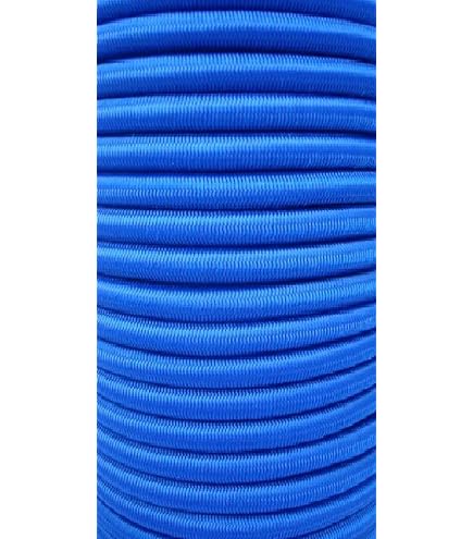 Corde élastique DQ-PP Bleue - Sandow Gainé Polypropylène, Cœur Silicone, Résistante Aux Intempéries