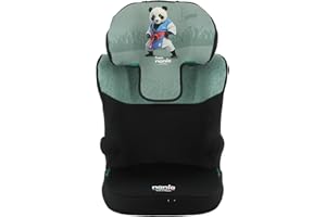 Nania – Siège auto Rehausseur ceinturé START I 106-150 cm R129 i-Size – Pour les enfants de 5 à 12 ans – Appuie-tête réglable en hauteur – Base inclinable – Fabrication Française